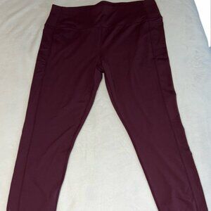 Sketchers maroon leggings